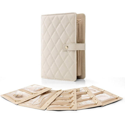 🔥 Nieuw trendy product ❤️‍🔥 Stijlvolle draagbare sieradentas met ruitjespatroon