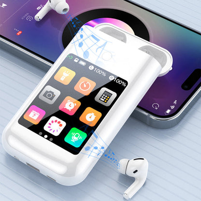 ⌛Beperkte Speciale 📱 Draagbare 3-in-1 Oplader Multimedia Bluetooth Oordopjes