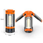 Oplaadbare opvouwbare LED Campinglamp met standaard