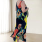 🌟Tot 50 % korting!🌟Elegante Zachte Mouwloze Bloemige Flowy Jurk