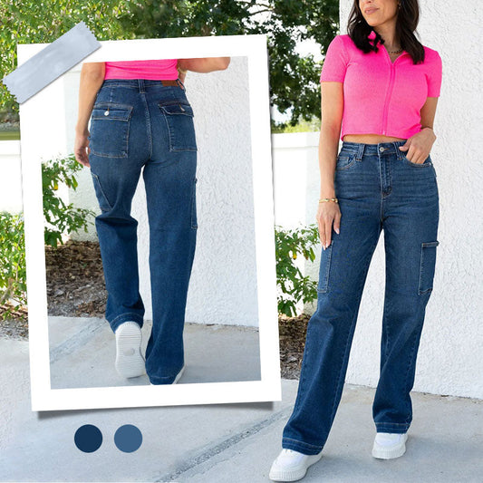 🌸Speciale prijs🌸stretchjeans met hoge taille voor dames