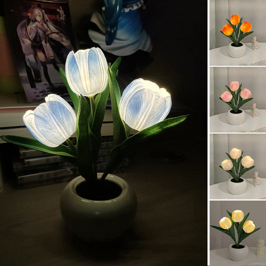 LED Tulp Nachtlampje Bloem Tafellamp🌷✨Koop er 2 en ontvang gratis verzending