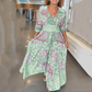 🌸 2026 Lente-Zomer Trend | Elegante bloemen maxi jurk | Vloeiende & vrouwelijke zilhouet 💃【54%】