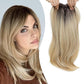 💇 ♀️Topper gelaagde haarstukjes met pony voor vrouwen met dunner wordend haar