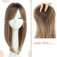 💇 ♀️Topper gelaagde haarstukjes met pony voor vrouwen met dunner wordend haar