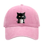 🔥Uitverkoop 50% Korting✨Schattige zwarte kat vintage baseballpet