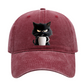 🔥Uitverkoop 50% Korting✨Schattige zwarte kat vintage baseballpet