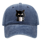 🔥Uitverkoop 50% Korting✨Schattige zwarte kat vintage baseballpet