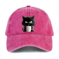 🔥Uitverkoop 50% Korting✨Schattige zwarte kat vintage baseballpet