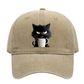 🔥Uitverkoop 50% Korting✨Schattige zwarte kat vintage baseballpet