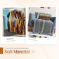 Boho gestreepte plaid met kwastjes