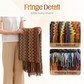 Boho gestreepte plaid met kwastjes