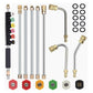 4000 PSI High-Pressure Cleaning Wand Set (10 PCS)