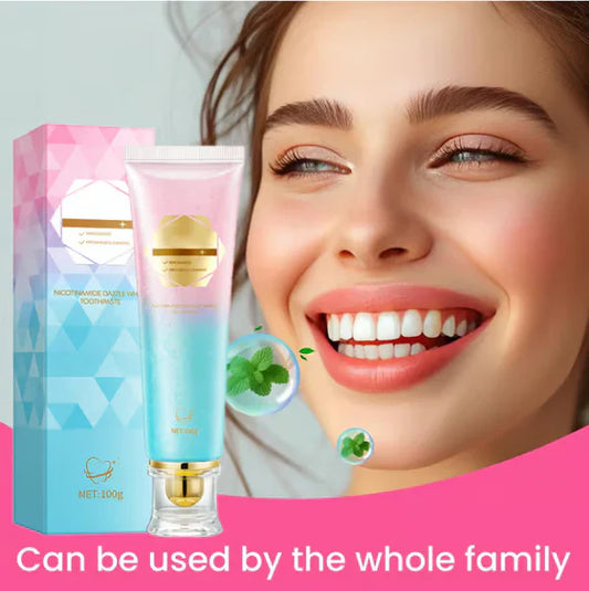 ✨Koop Meer Bespaar Meer!🦷 AQA Tweekleurige Niacinamide Tandpasta | Witmakend voor Gevoelige Tanden