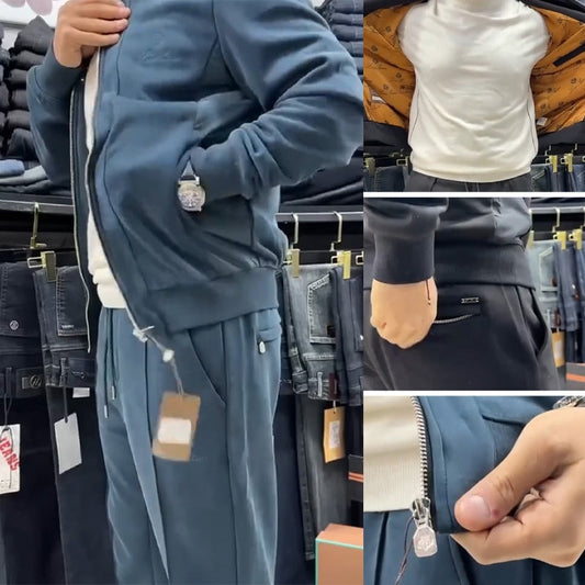 ✈️Gratis verzending✈️ Stijlvolle tweedelige set – casual jas & broek voor de moderne man