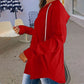 👕 ✨Eenvoudige Unicolor Hoodie met Rits: Warm, Comfortabel & Alles Geschikt!
