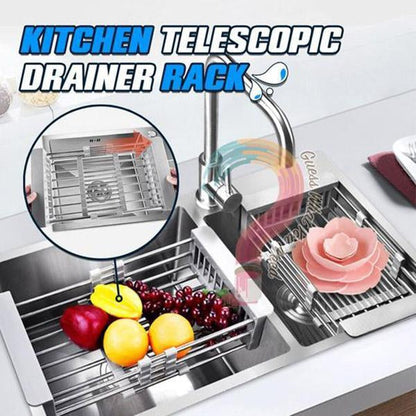 🎅Uitverkoop 50% korting💖Keuken Uitschuifbaar Afdruiprek