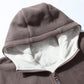 🧥 Heren jas met capuchon, dubbelzijdig, van imitatie fleece✨
