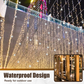 Waterdichte LED-ijspegel-lichtslinger