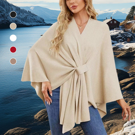 💖Uitverkoop 50% korting✨️Dames Omslagdoek met Kruis Voorzijde