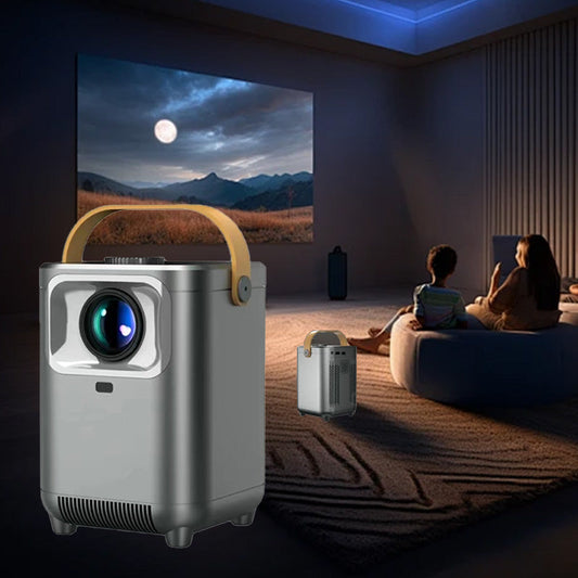 🔥Uitverkoop 50% korting🎶Draagbare mini-HD-projectorset