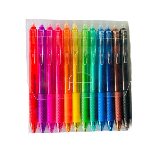 Meerkleurige Uitwisbare Gelpennen (12 stuks)