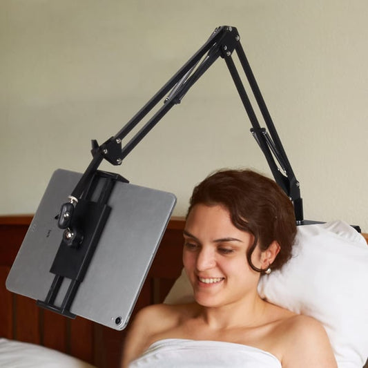 🔥Uitverkoop 50% korting✨Telefoon- en tablethouder voor verborgen bed Intrekbaar