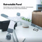 360° draaibare aluminium laptopstandaard - draagbaar, opvouwbaar en in hoogte verstelbaar