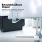 360° draaibare aluminium laptopstandaard - draagbaar, opvouwbaar en in hoogte verstelbaar