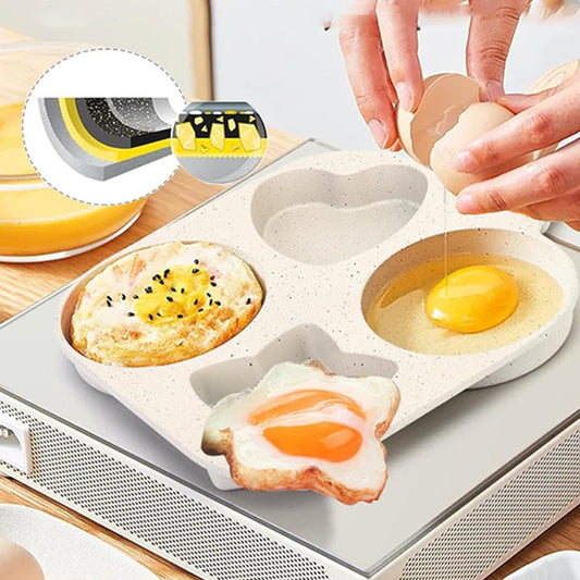💖Uitverkoop 50% korting🍳 Multifunctionele 4-gaats omeletpan