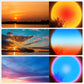LED-lamp met zonsondergangprojectie, voor fotografie, selfies, feestjes - thuis, slaapkamer, bruiloft, kamperen, Valentijnsdag, Halloween, kerstversiering, zonsonderganglamp