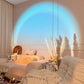 LED-lamp met zonsondergangprojectie, voor fotografie, selfies, feestjes - thuis, slaapkamer, bruiloft, kamperen, Valentijnsdag, Halloween, kerstversiering, zonsonderganglamp