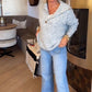 Casual effen top voor dames