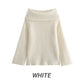 Dames off-shoulder losvallende trui met lange mouwen