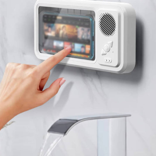 📱 BESPAAR NU 50%! 🎉 Waterdichte telefoonhoes met speaker: volledige bescherming, kristalhelder geluid en handsfree bellen 📦