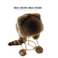 Perfect Cadeau-Schattige Nepbont Wasbeerstaart Ouder-Kind Pluchen Muts