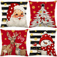 💖Uitverkoop 50% Korting💖Schattige kussenhoes met kerstprint