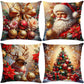 💖Uitverkoop 50% Korting💖Schattige kussenhoes met kerstprint