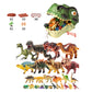 🎅Kerstuitverkoop 49% KORTING🎁Leuk en leerzaam dinosaurus speelgoedpakket voor kinderen