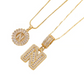 🎁Uitverkoop 50% Korting🔥Gouden alfabet hanger ketting