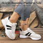 🎁2026 Nieuw binnen 40% KORTING💥✨Dames Nieuwe Lente Herfst Ronde-Neus Dikke Zool Casual Schoenen👟💥