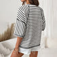 🔥 UITVERKOOP 50% KORTING ✨ Gestreepte T-shirt met relaxte pasvorm voor dames