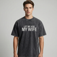 Grappig T-Shirt met de opdruk “Let Me Ask My Wife“ voor Heren