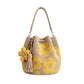 🌞Fris De Lente In Met 50% Korting!🌼Gehaakte Dames Bucketbag met Bloemenmotief – Lichte Boho Schoudertas voor Zomer en Dagelijks Gebruik