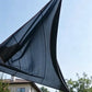 UV-werend HDPE-schaduwnet met oogjes
