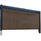 UV-werend HDPE-schaduwnet met oogjes