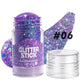 Veelzijdige grove glittergelstick