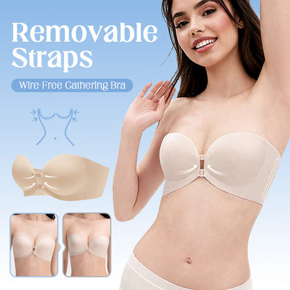 Beha met afneembare bandjes en push-up effect.